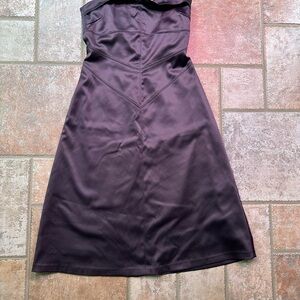 RW&CO. Chic Purple Strapless Dress